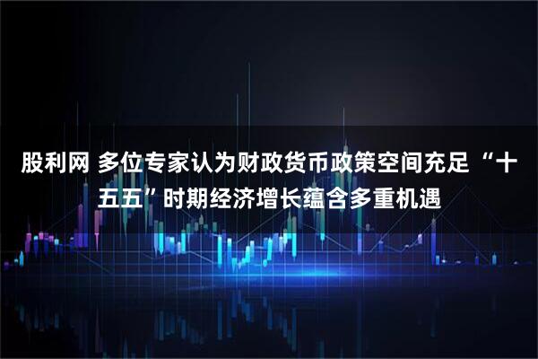 股利网 多位专家认为财政货币政策空间充足 “十五五”时期经济增长蕴含多重机遇